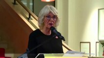 Camilla, Duchess of Cornwall asks 'how many more women must be harassed, raped or murdered before we truly  unite to forge a violence free world?' in speech at the Welcome Trust in London