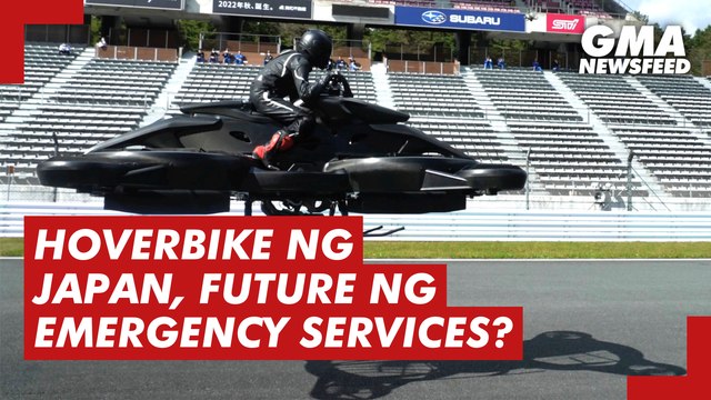 Hoverbike ng Japan, future ng emergency services? | GMA News Feed