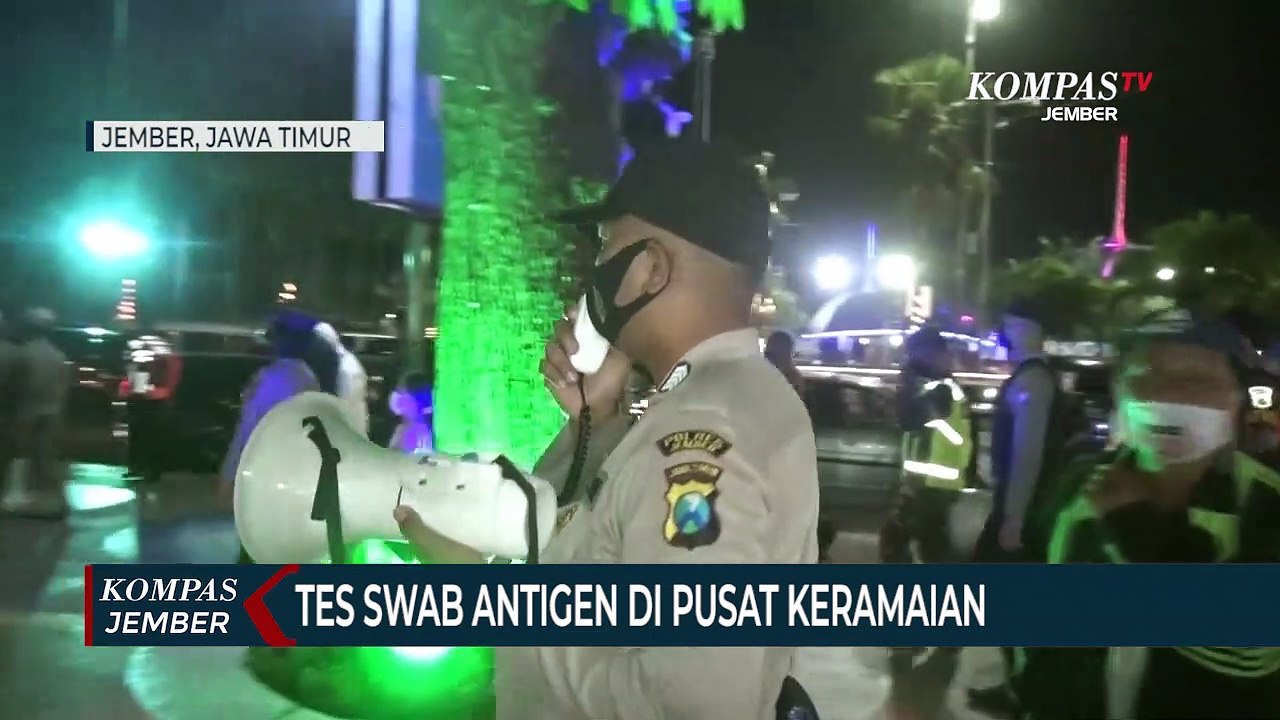 Gelar Tes Swab Antigen Secara Acak di Pusat Keramaian