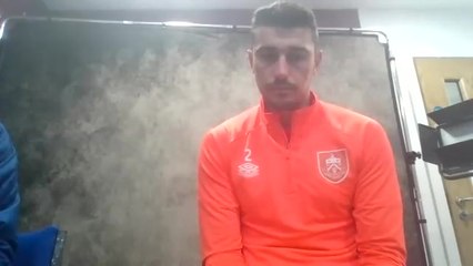 Matt Lowton on Burnley Brentford