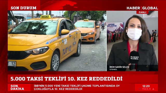 İBB'nin 5 bin yeni taksi teklifi UKOME'de 10. kez reddedildi