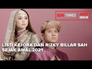 5 FAKTA NIKAH SIRI LISTI KEJORA DAN RIZKY BILLAR, SAH SEJAK AWAL 2021
