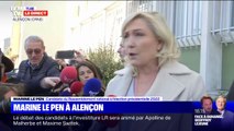 Marine Le Pen à Alençon: 