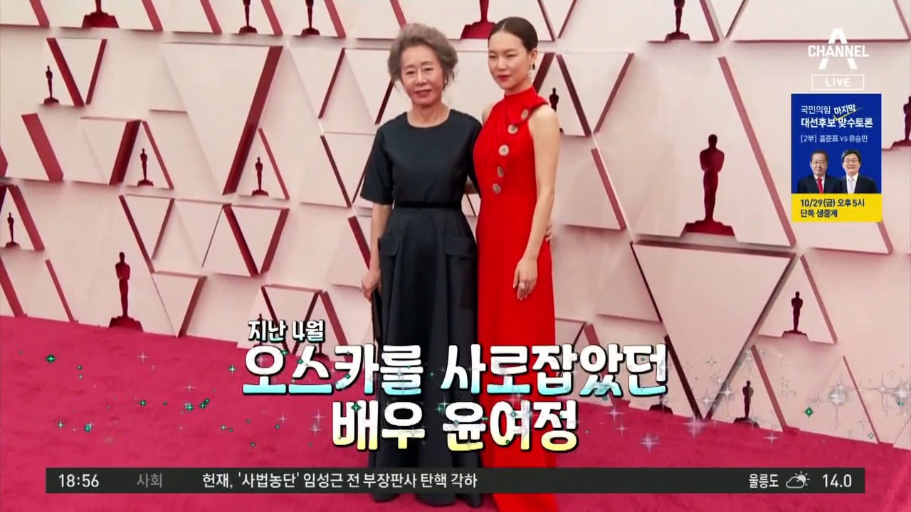 ‘오스카상’ 윤여정, 또 일냈다