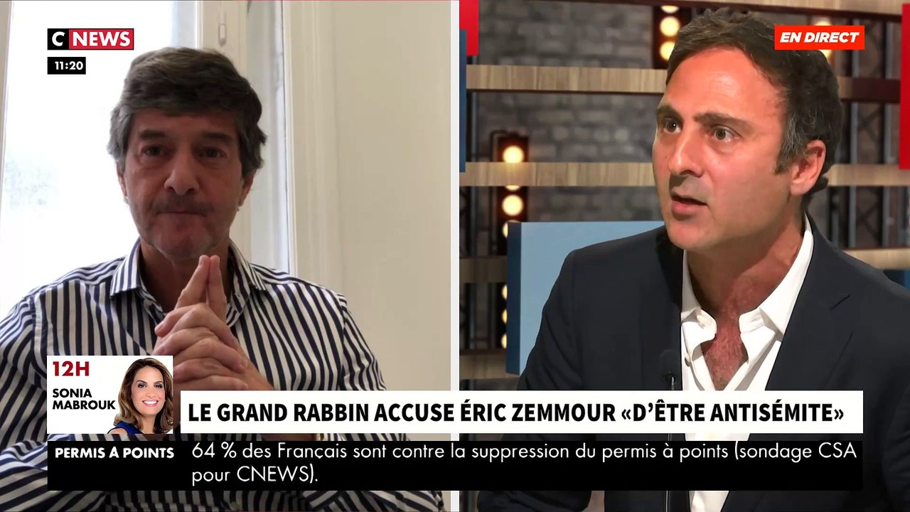 Le gros coup de gueule d'Eduardo Rihan Cypel dans "Morandini Live" qui dénonce "l'antisémitisme" d'Eric Zemmour - VIDEO