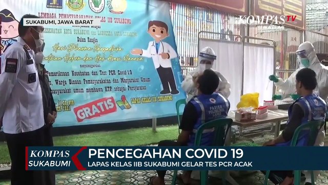 Lapas Kelas IIB Sukabumi Gelar Tes PCR Secara Acak