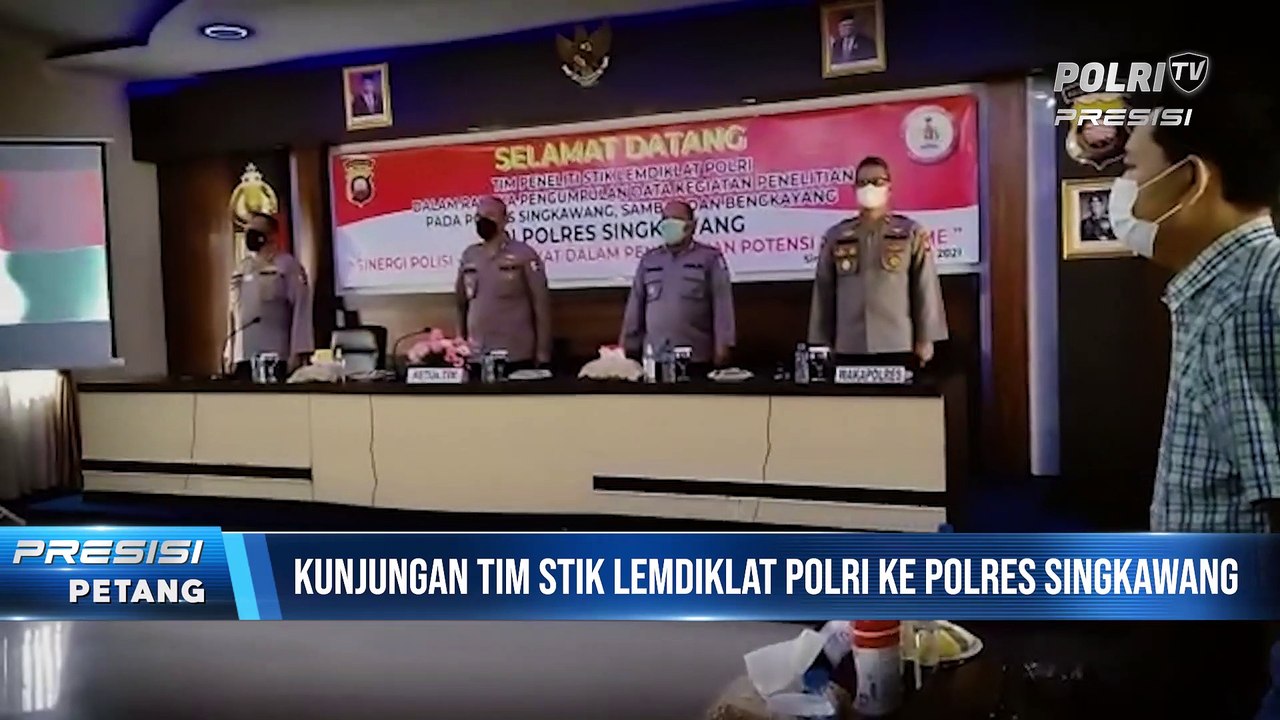 Kunjungan Tim STIK Lemdiklat Polri di Polres Si...
