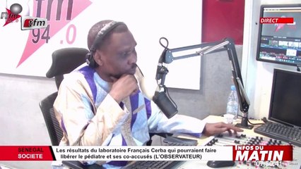 Babacar Gaye, invité dans RFM matin du 28 Octobre 2021