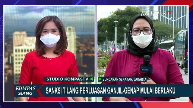 30 Mobil Kena Tilang Karena Langgar Aturan Ganjil-Genap