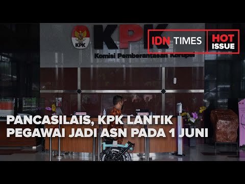 SIMBOL PANCASILAIS, ALASAN KPK LANTIK PEGAWAI JADI ASN 1 JUNI