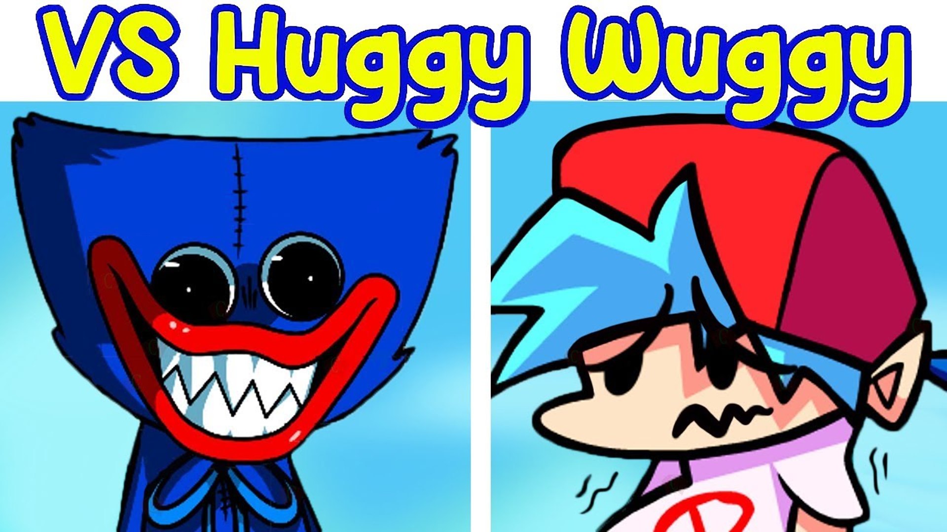 Drawing HUGGY WUGGY In Different SKIN MODS - FRIDAY NIGHT FUNKIN