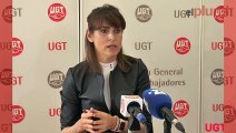 La secretaria de Política Institucional y Políticas Territoriales de UGT, Cristina Estévez, valora los datos de la EPA