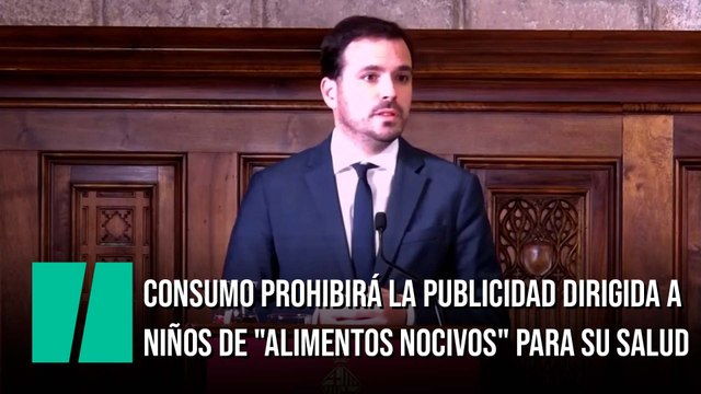 Consumo prohibirá la publicidad dirigida a niños de alimentos nocivos para su salud