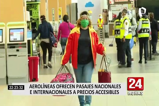 Aerolíneas ofrecen precios bajos para pasajes nacionales e internacionales