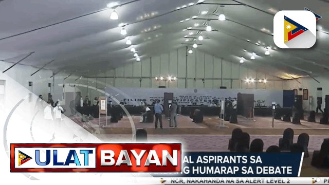 Ilang presidential aspirants sa Halalan 2022, handang humarap sa debate