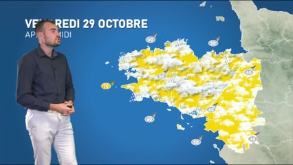 Bulletin météo pour le vendredi 29 octobre 2021
