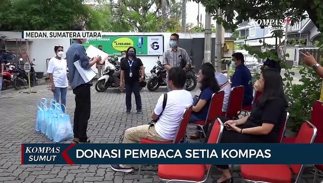 Yayasan Dana Kemanusiaan Kompas Salurkan Bantuan di Medan