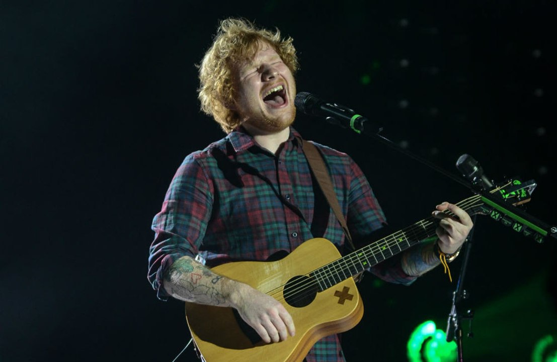 Ed Sheeran 'proud' to change nappies