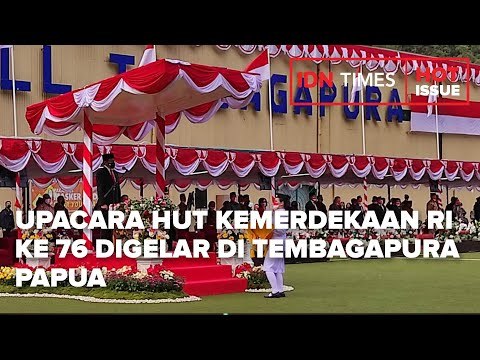 UPACARA HUT KEMERDEKAAN RI KE 76 DIGELAR DI TEMBAGAPURA PAPUA