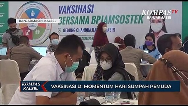 Bervaksin di Momentum Sumpah Pemuda, Ajak Generasi Muda Jadi Pelopor Vaksinasi Atasi Pandemi
