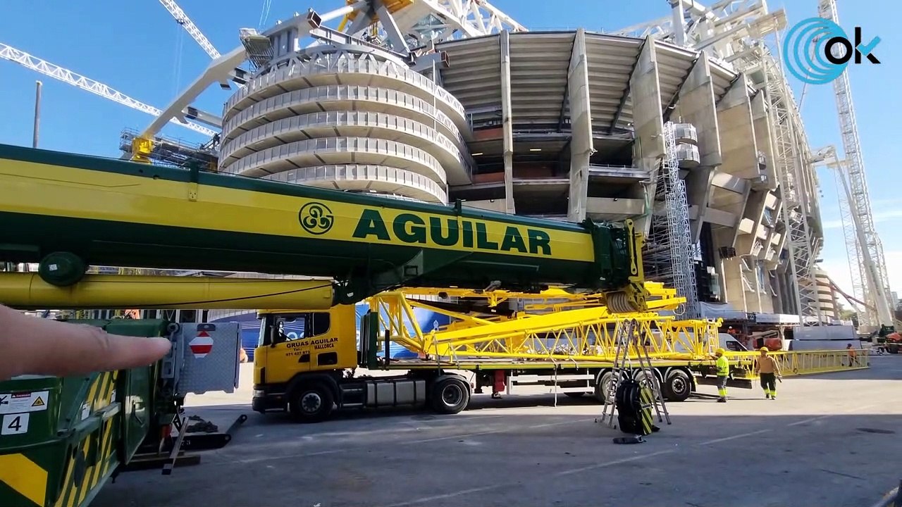 La ampliación de los fondos del Bernabéu, como nunca la habíamos visto