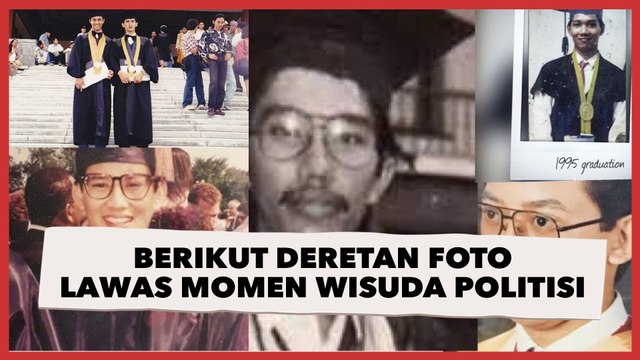 Pangling, Berikut Deretan Foto Lawas Momen Wisuda Politisi
