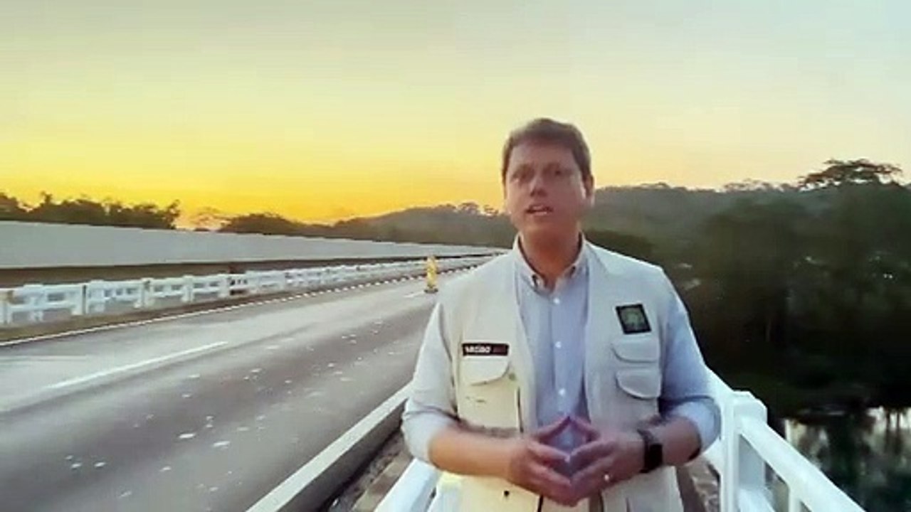 Tarcísio entrega nova ponte