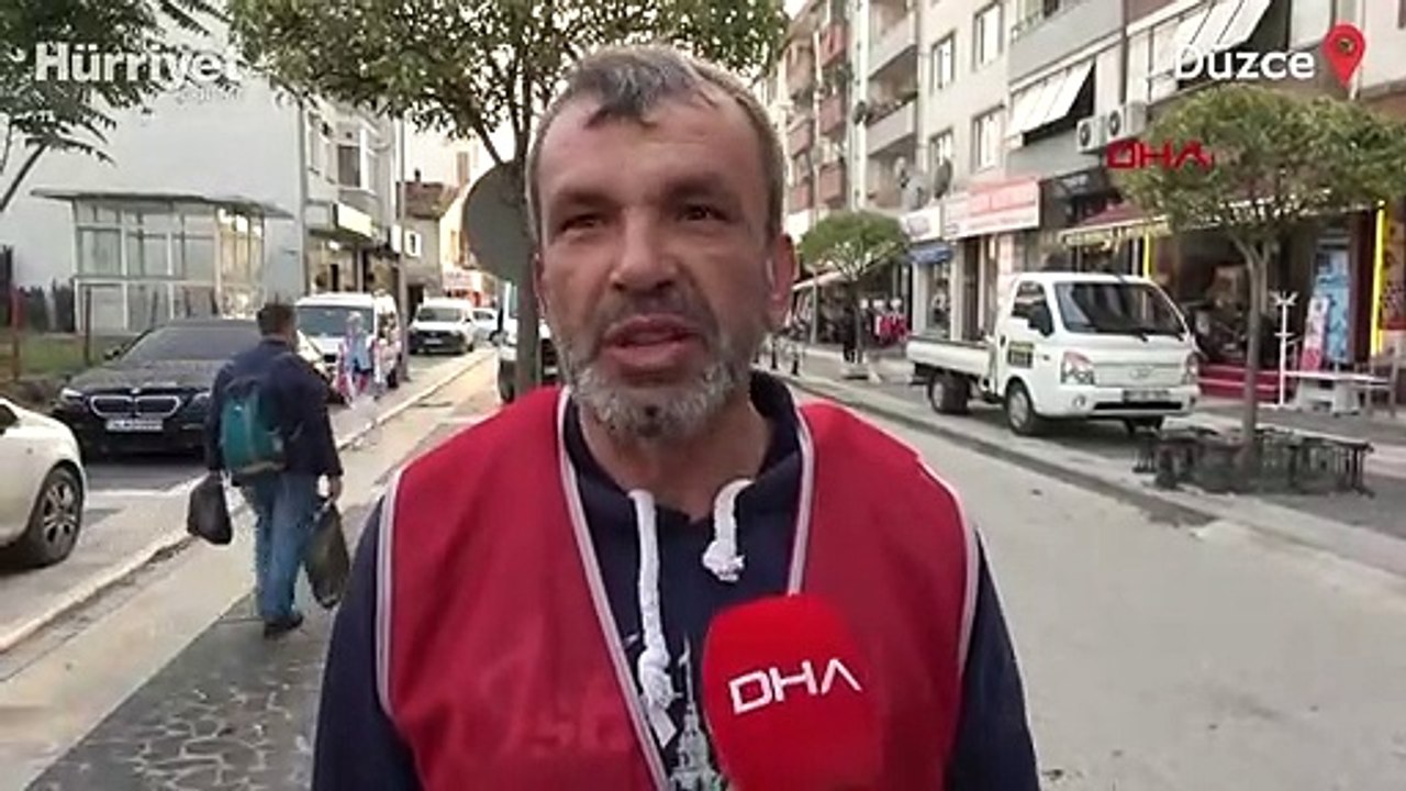 Araç zarar görmesin diye kendini siper eden temizlik işçisi sosyal medyada gündem oldu