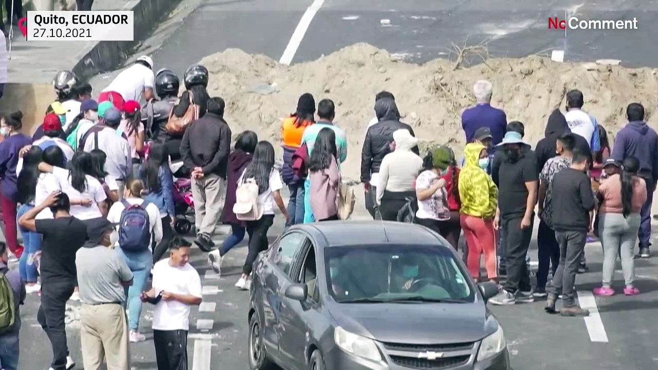 Ecuador: Road blockade on second day of strikes