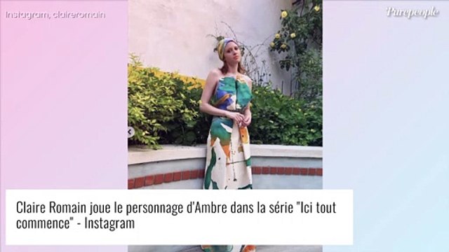 Claire Romain (Ici tout commence) très proche d'une star d'Elite : baisers torrides et bain de minuit...