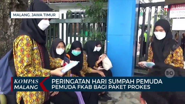 Peringati Hari Sumpah Pemuda, 180 Paket Prokes Dibagi Untuk Pemuda di Kota Malang