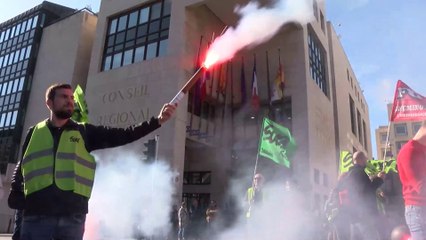 Les cheminots contre l'ouverture à la concurence des TER