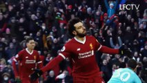 Mo Salah bursts through wall to surprise kids