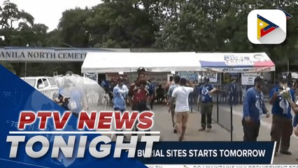 5-day closure of burial sites starts tomorrow