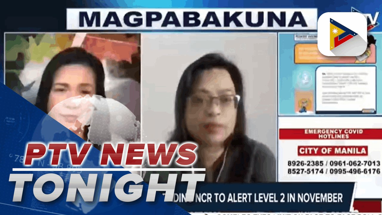 DOH mulls downgrading NCR to alert level 2 in November