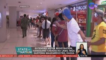 Extended voter registration, hanggang Sabado na lang; mga gustong magparehistro, dagsa | SONA