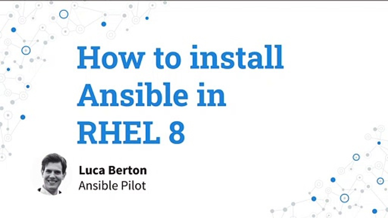 How to install Ansible in RedHat Enterprise Linux 8 using Ansible Engine repository