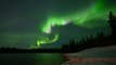 Aurora Borealis Dances in Alaskan Sky