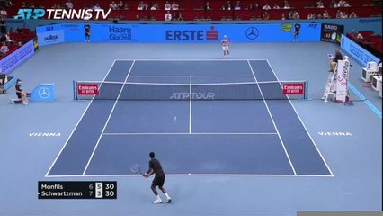 Vienne - Monfils stoppé par Schwartzman