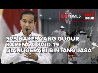 325 NAKES YANG GUGUR KARENA COVID-19 DIANUGERAHI BINTANG JASA