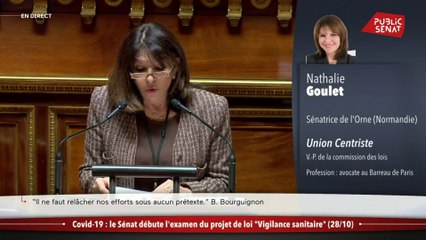 Passe sanitaire : Nathalie Goulet soutient une prolongation jusqu'au 28 février