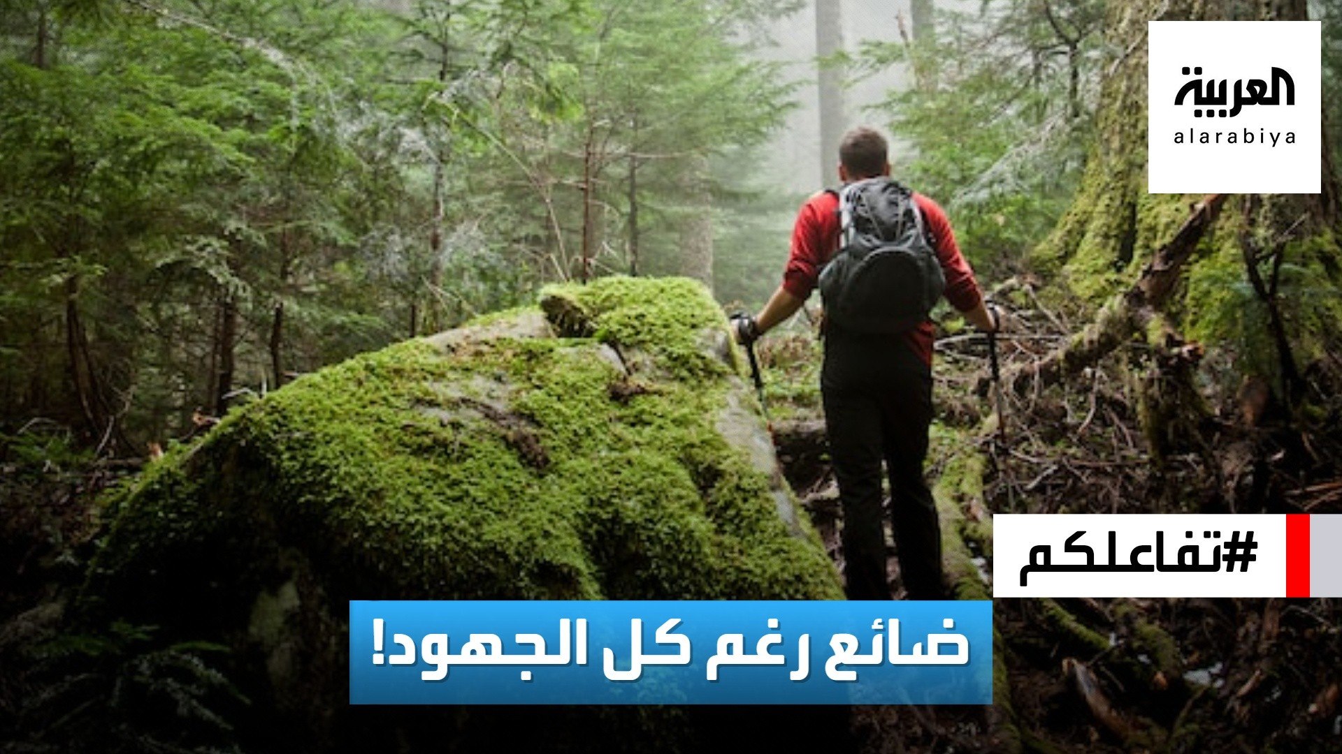 ⁣تفاعلكم | هايكر يضيع في الجبال ومحاولات إنقاذه تفشل لسبب غريب!!!!