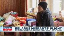 Volunteers gather to help migrants at Poland-Belarus border ahead of winter