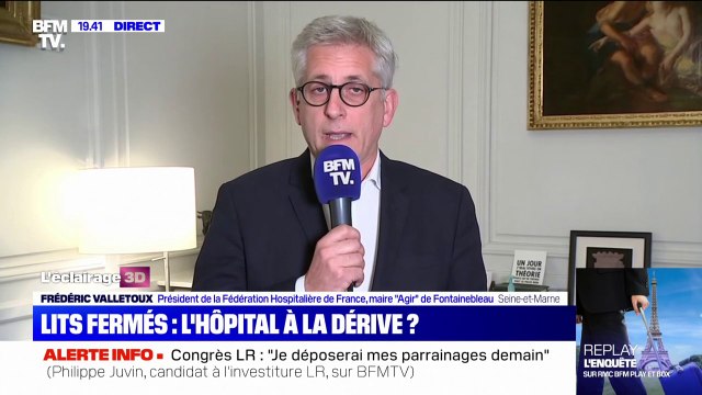 Frédéric Valletoux sur les burn-out à l'hôpital: Il y a une vraie perte de sens pour les hospitaliers