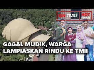 PENGUNJUNG TMII CAPAI 4 RIBU, WARGA LAMPIASKAN RINDU KE TMII