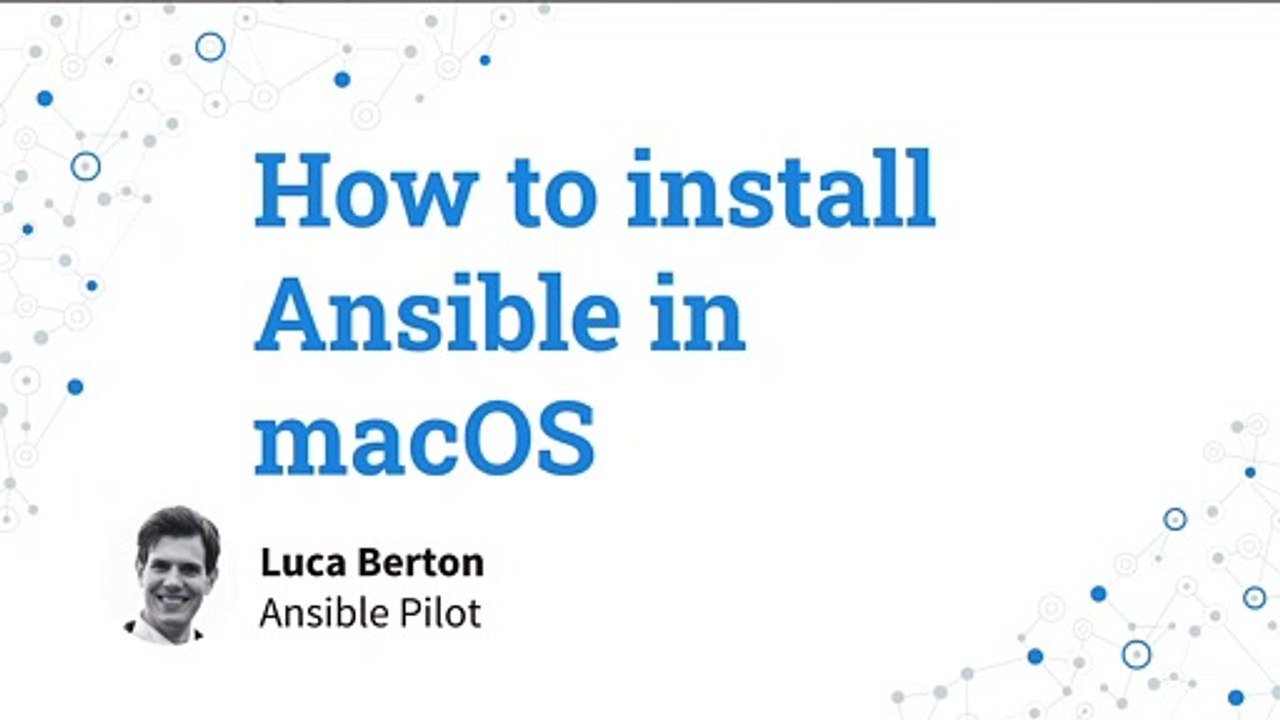 How to install Ansible in macOS using Homebrew Package Manager