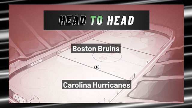 Carolina Hurricanes vs Boston Bruins: Moneyline