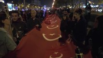 DİYARBAKIR - Cumhuriyet Bayramı için fener alayı yapıldı