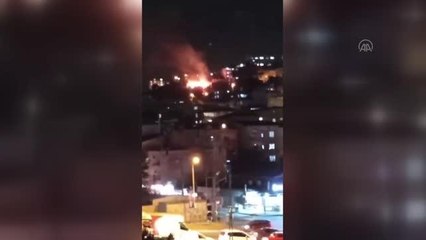 Avcılar'da boş binada çıkan yangın söndürüldü