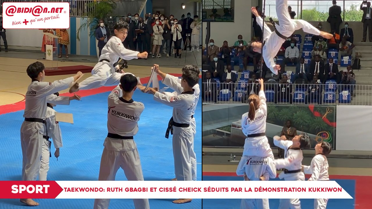  Taekwondo: Ruth Gbagbi et Cissé Cheick séduits par la démonstration kukkiwon